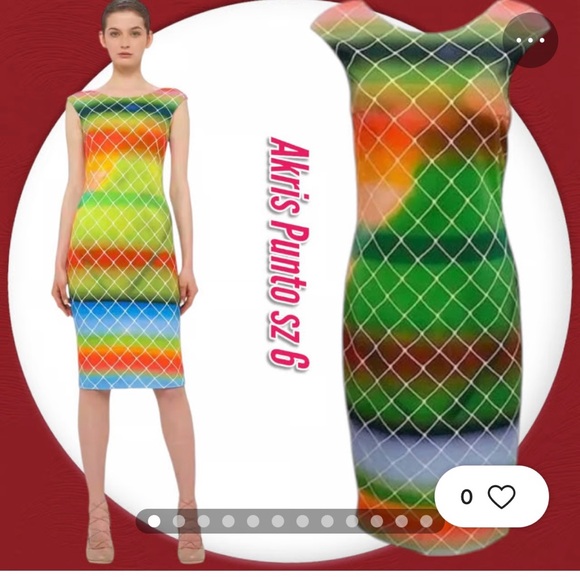 Akris Punto Dresses & Skirts - AKRIS PUNTO multicolor midi dress size 6!